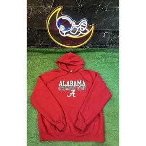 Champion‎ Alabama Crimson Tide Maroon Mens Hoodie Sweatshirt Men's Size Large